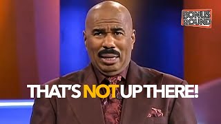 50 Family Feud Answers & Moments With Steve Harvey From The Archive!