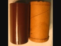 Two interesting brown wax cylinders from eBay