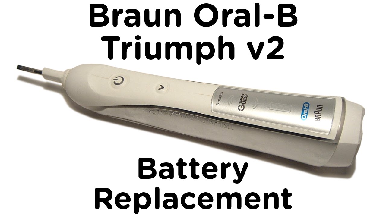 Battery Replacement for Braun Oral-B Triumph v2 Toothbrush incl. 4000, 5000, Pro - YouTube