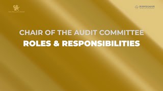 The Evolving Role of the Audit Committee Chair
