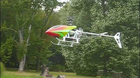 T REX 450 FIRST FLIGHT