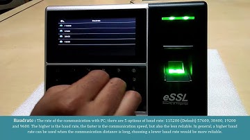 Uface302 Communication with RS485