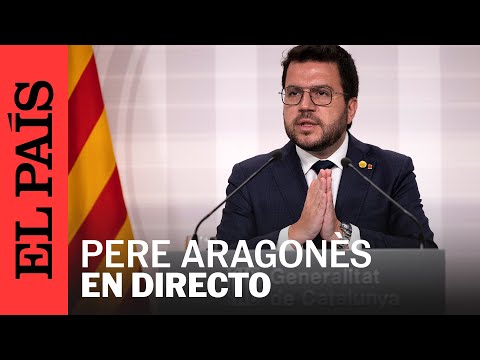 DIRECTO | Rueda de prensa de Pere Aragonès tras su reunión con Pedro Sánchez en Barcelona | EL PAÍS