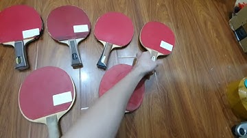 Thanh lý vợt bóng bàn cũ hàng cao cấp đủ các loại giá tốt, chất lượng