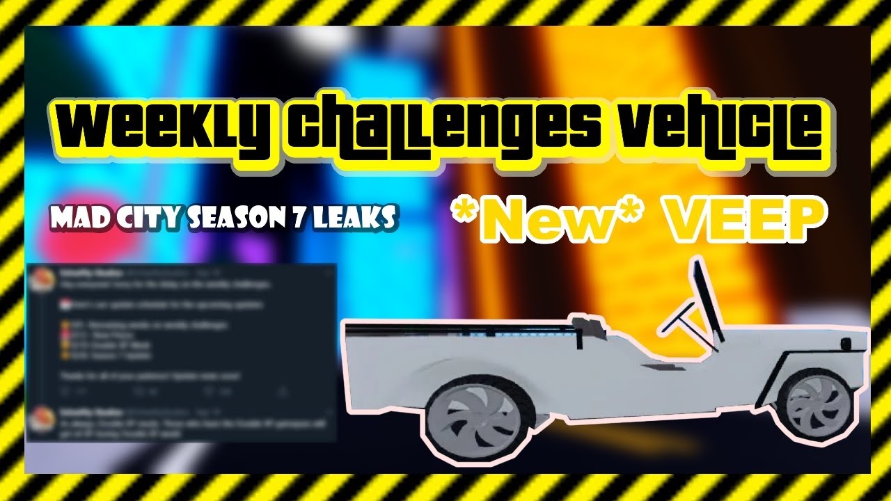 New Mad City VehicleUpdate Leaks YouTube
