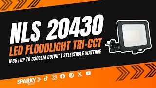 Nls 20430 202530W Led Floodlight Tri-Cct Ip65