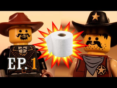 A FISTFUL OF TOILET PAPER - Quarantine Daze: Episode 1 (LEGO ROBOT CHICKEN)
