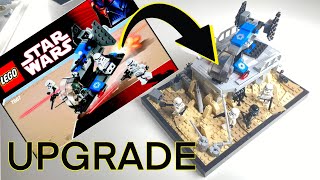 LEGO STAR WARS BATTLEPACK - Imperial Dropship - MOC SPEEDBUILD Diorama