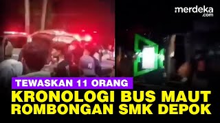 Kronologi Kecelakaan Maut Bus Rombongan Siswa SMA Depok di Subang, Tewaskan 11 Orang