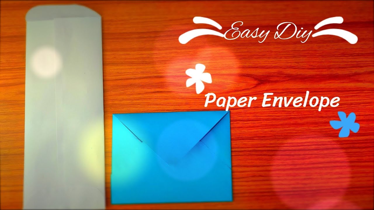 How to make paper envelope | Easy Diy | 5 min Crafts | paper Envelope ...