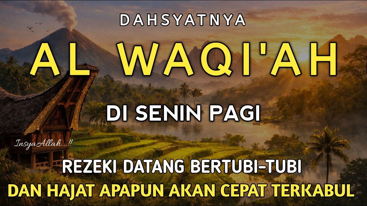 Surah Al Waqi'ah 7X,Semoga yang mendengarkan hutangnya lunas dan diberkahi hidupnya | Live Part 163