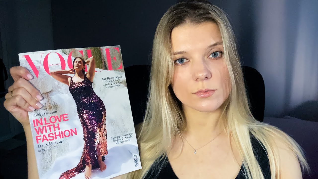German ASMR Vogue Magazin 🇩🇪