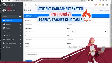 Student Management System Using CodeIgniter Part 4: Teacher | Parent Tutorial By Afaan Oromoo