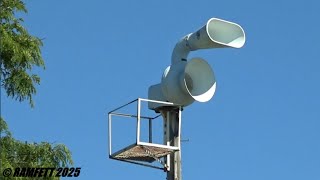 ACA Allertor 125 Tornado Siren, Alert and Attack, Brown Deer (Milwaukee County), WI 10/9/2024