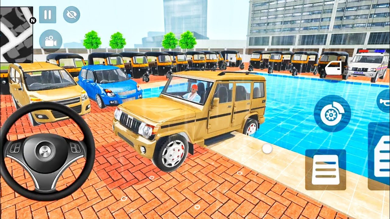 Car Bike truck bus Auto boloro modify police  Car gem desert bike gem Simulator Modified Franklin