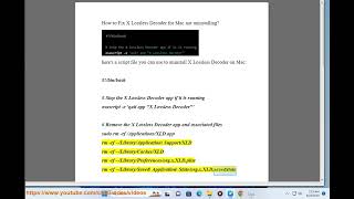 Fix X Lossless Decoder for Mac not uninstalling