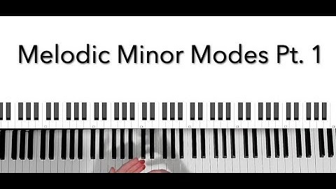 Dorian b2: Melodic Minor Modes EXPLAINED Pt. 1