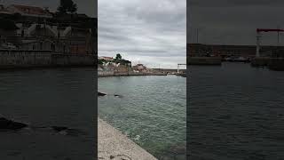 Puerto pesquero Comillas , se ve algo raro a lo lejos #cantabria #comillas #shorts