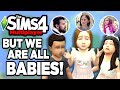 7 Toddler Challenge but we are the Babies using The Sims 4 Multiplayer mod