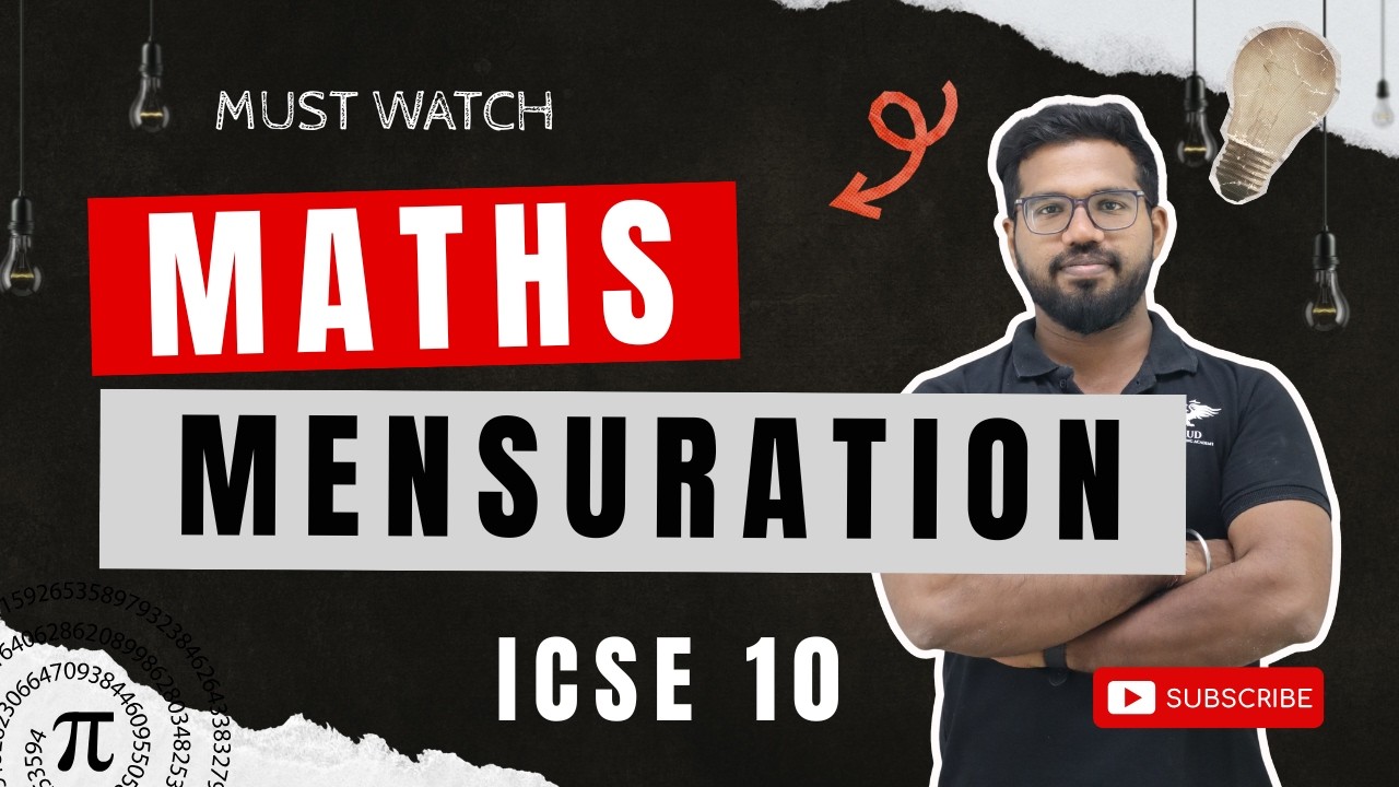 Mensuration- One Shot Revision | ICSE 10 Maths Board 2026 🎯