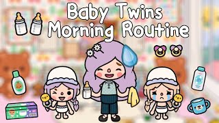 BABY TWINS MORNING ROUTINE 🌞🍼👶🏻👶🏻 | Toca Life World I กิจวัตรตอนเช้าของเบบี้แฝด | Toca Boca