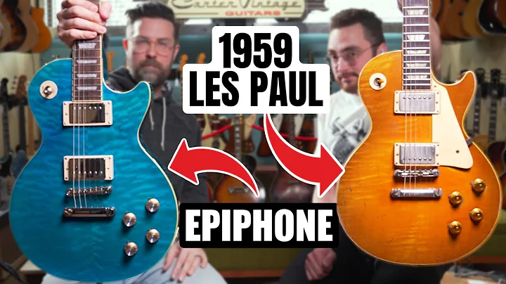 We Compared A REAL 59 Burst To An Epiphone Les Paul
