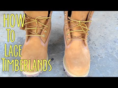 timbs lace style