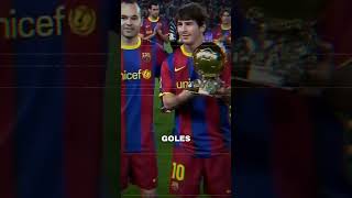 El poker de oro #futbol #messi #barcelona #balóndeoro #argentina #championsleague #goles #poker