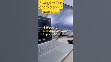 Top 5 ways to Run Android apps in your pc/Blue stacks#codinglanguages # #amazonappstore #pubg#coding