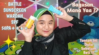BATTLE - SUNSCREEN WARDAH UV SHIELD PROTECTION SERUM & AQUA FRESH ESSENCE | PUTRI_ACHAA