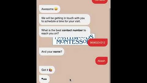 Admission chatbot for lead generation