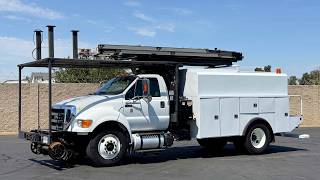 2013 Ford F750 Hi Rail Gear Platform Lift Truck 15524 For Sale