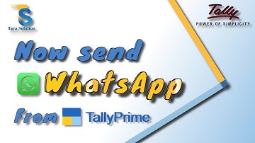 Send invoices from Tally to WhatsApp | WhatsApp add-on for TallyPrime