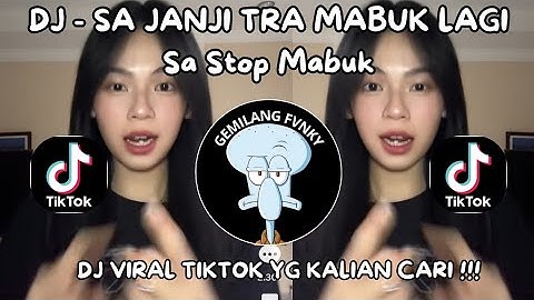 DJ SA JANJI TRA MABUK LAGI |SA STOP MABUK | DJ VIRAL TIKTOK YG KLIAN CARI ‼️