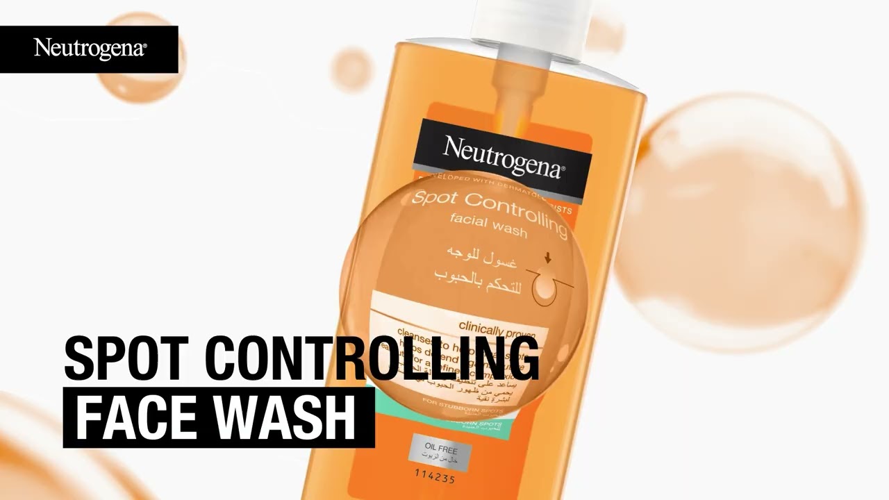 Neutrogena Spot Controlling Face Wash: For Clearer Skin in Just 1 Day!