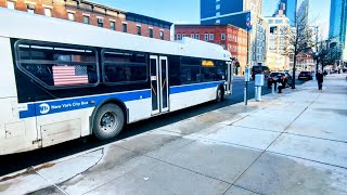 Riding the B32 & B62 Transit Bus into Greenpoint