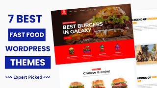 7 Best Fast Food WordPress Themes 2026