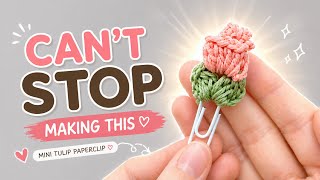 I Made This Tulip Paperclip in ONE Minutes! 🌷 So Easy!