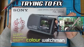 Trying to FIX: SONY Colour Watchman Portable TV