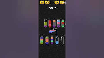 Water Sort Puzzle Level 116 WalkThrough Solution Gameplay | Fazie Gamer