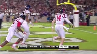 Hard Hits: Every Texas A&M Loss Since 2012 Part 1 (SEC Era)