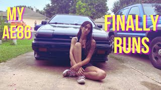 My Ae86 Finally Runs Toyota Corolla Ae86 Drift Build S1E8