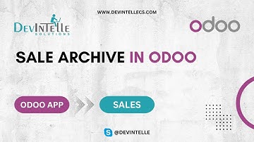 How To Sale Archive In Odoo #odootutorial
