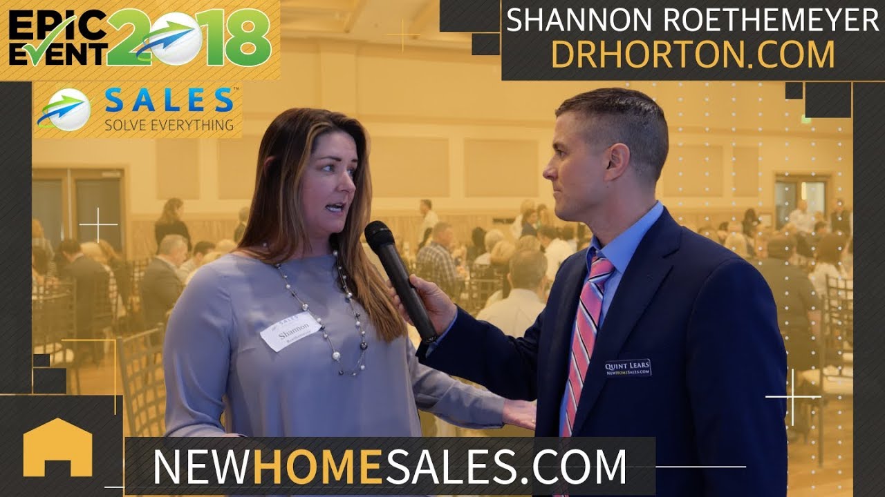 Shannon Roethemeyer D. R. Horton Epic Event 2018 Sales Solve