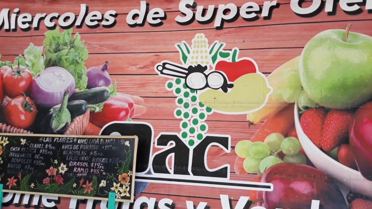 PLAYA DEL CARMEN, MEXICO FRUTERIA DAC - YouTube