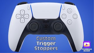 How to Add Custom Trigger Stoppers To Your PS5 Controller ( Hot Glue only Needed )