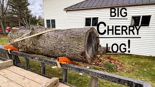 Loading logs onto a trailer - how I do it!