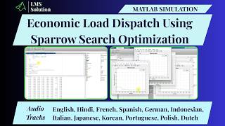 Economic Load Dispatch Using Sparrow Search Optimization in MATLAB | Economic Load Dispatch