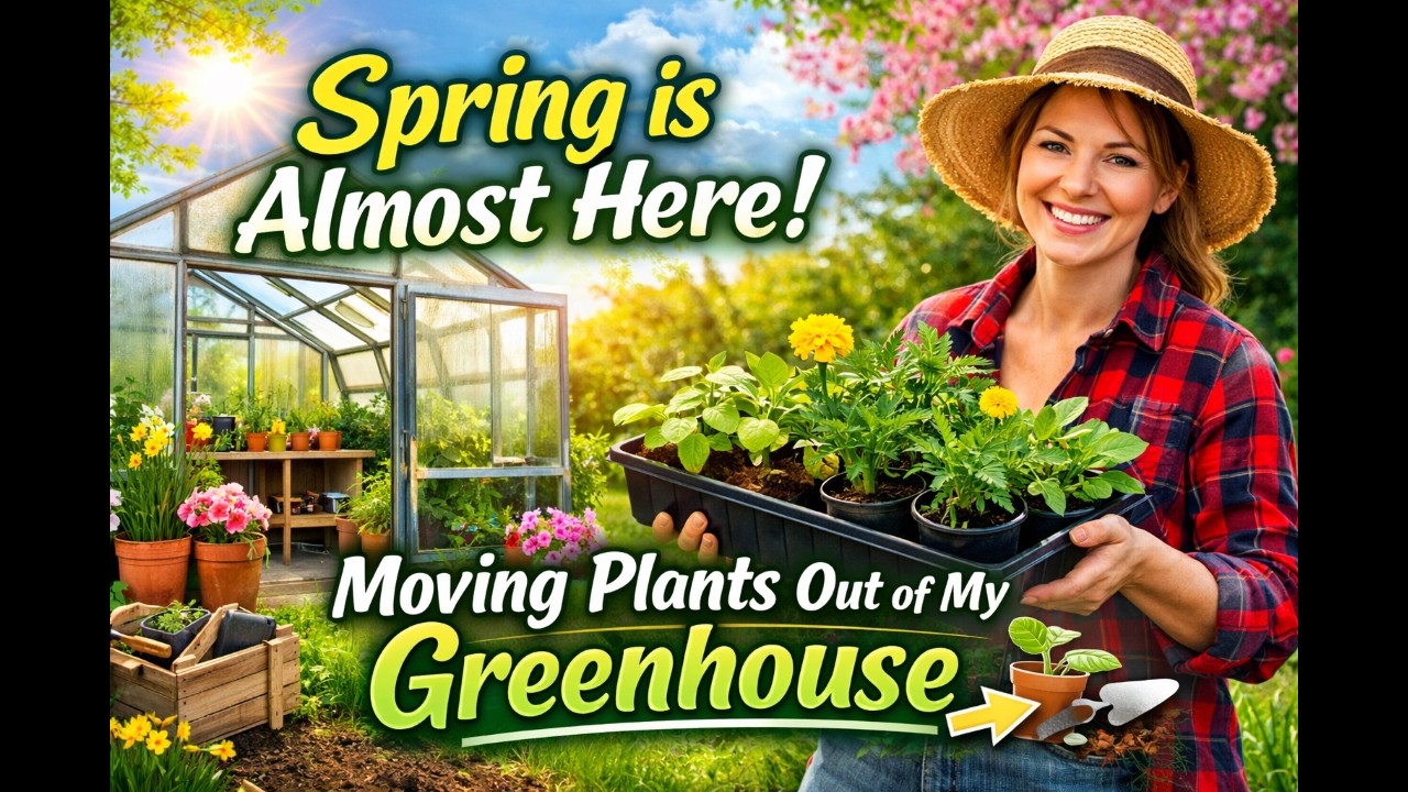It’s Spring Prep Season 🌸 Greenhouse Clean-Out Begins!