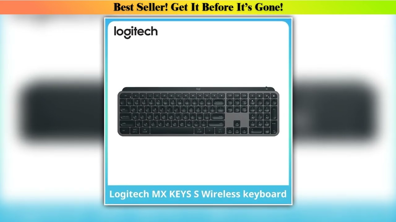 Discount NEW Logitech MX Keys S Wireless Bluetooth Keyboard Office Multidevice Connection Backlit